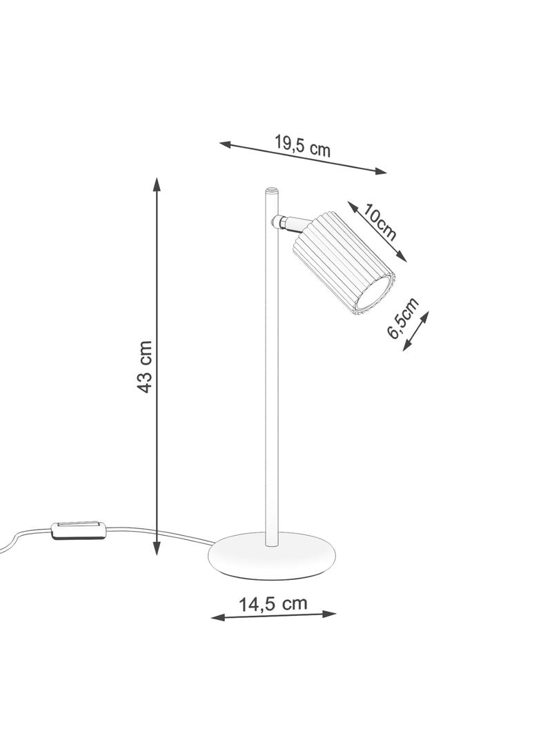 Sollux Lampa biurkowa KARBON czarna SL.1586