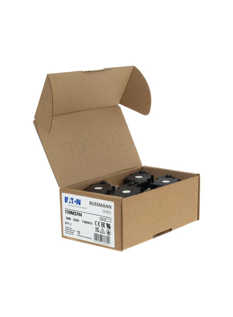 FUSE 200A 1250V 1*FKE/115 AR CU Wkładka szybka 200A AC 1250V rozmiar 1 45x59x156 mm, 170M3744 EATON