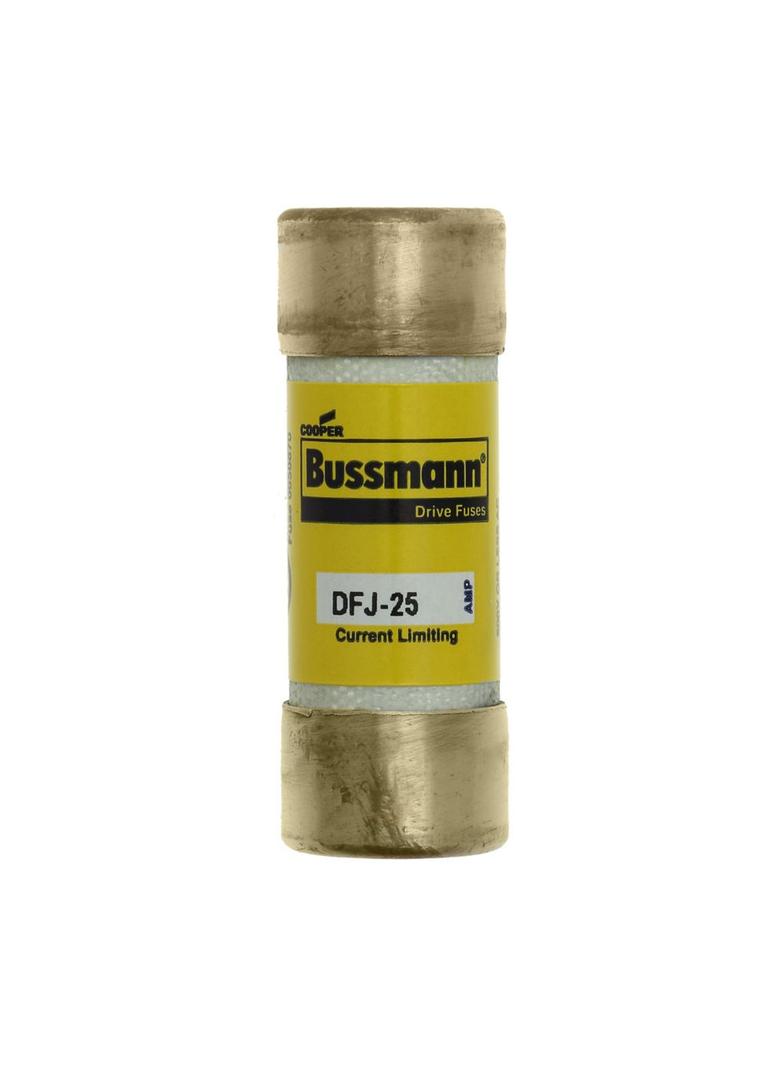 DRIVE FUSE Wkładka szybka 25A AC 600V DC 450V UL Class J 21x57 mm UL CSA DFJ-25 EATON