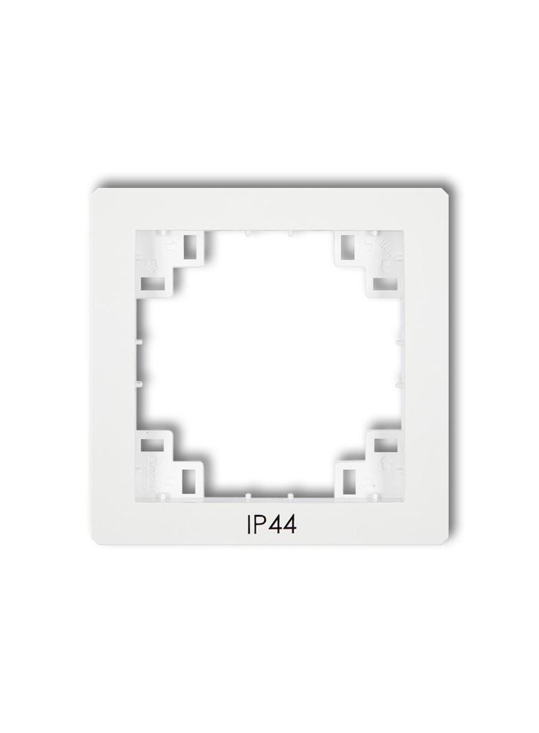 DECO Ramka pośrednia do łączników IP44 biała