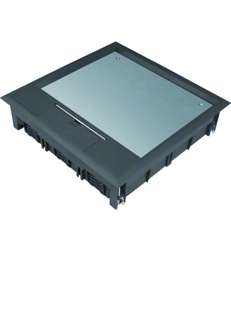 tehalit.VE-EE Pokrywa uchylna VQ12 244x244 wykładzina 12mm czarny PA VQ12129005 HAGER