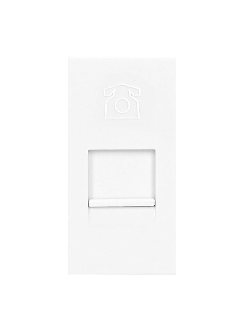 NOEN RJ11 gniazdo modułowe 22,5x45mm telefoniczne RJ11 białe OR-GM-9010/W/RJ11 ORNO