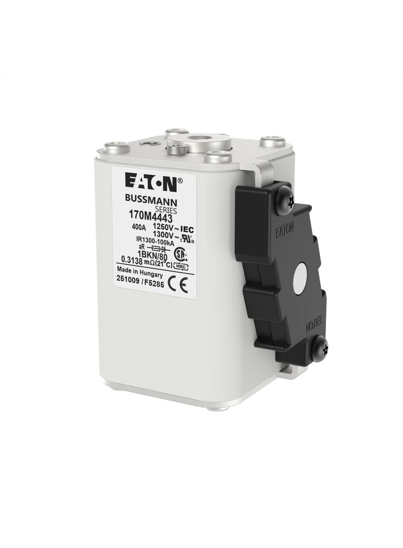 FUSE 400A 1250V 1BKN/80 AR CU Wkładka szybka 400A AC 1250V rozmiar 1 53x69x80 mm aR IEC UL 170M4443