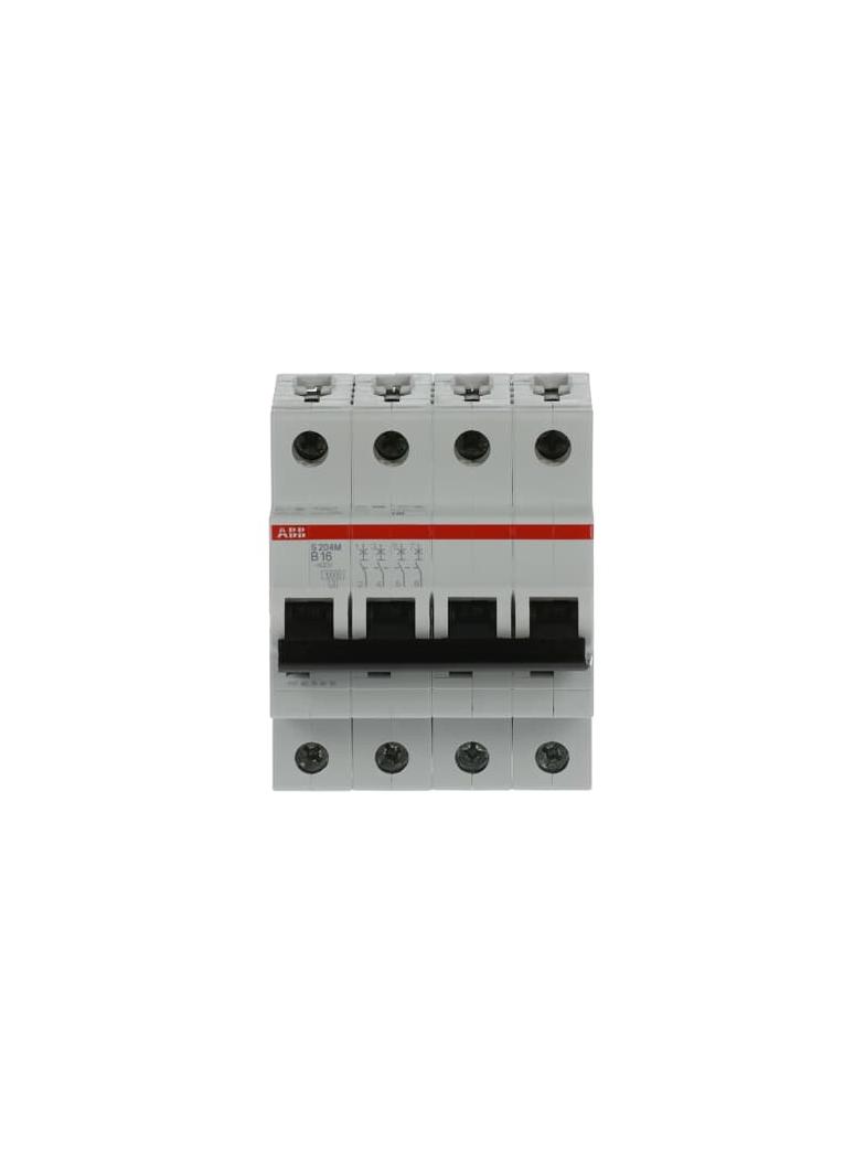 S204M-B16 Wyłącznik nadprądowy 10kA 4P B16A 2CDS274001R0165 ABB