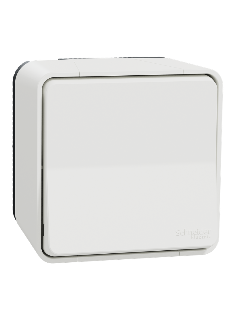 Mureva, przycisk, biały