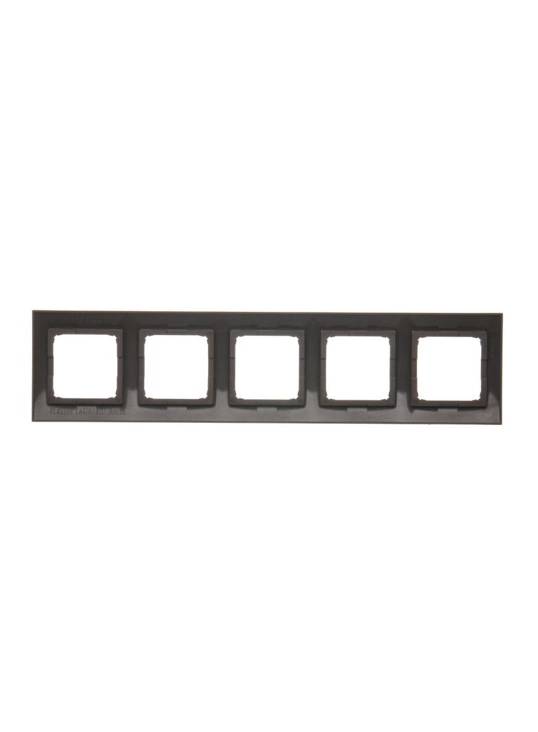 Simon 54 Premium Ramka 5-krotna PREMIUM do puszek karton-gips IP20 / IP44 brąz mat DRK5/46 KONTAKT