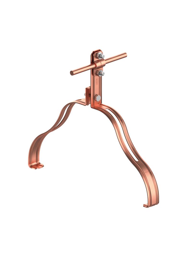 AN-151M/CU/-N Uchwyt gąsior.prof. Z-śruba WZÓR 17 H=10 cm /CU/