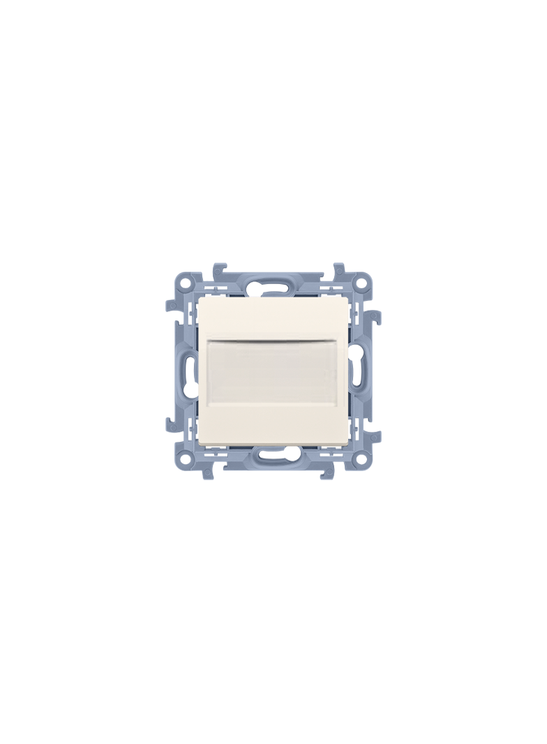 Simon 10 Zaślepka ramki Mocowanie za pomocą łapek lub wkrętów krem