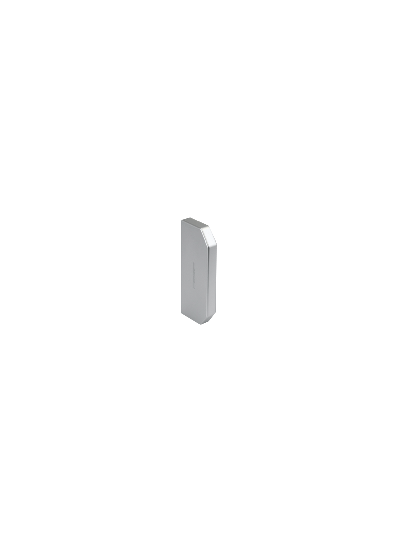 Simon Connect Końcówka ABS Cablomax 130x55mm aluminium TKA004210/8 KONTAKT