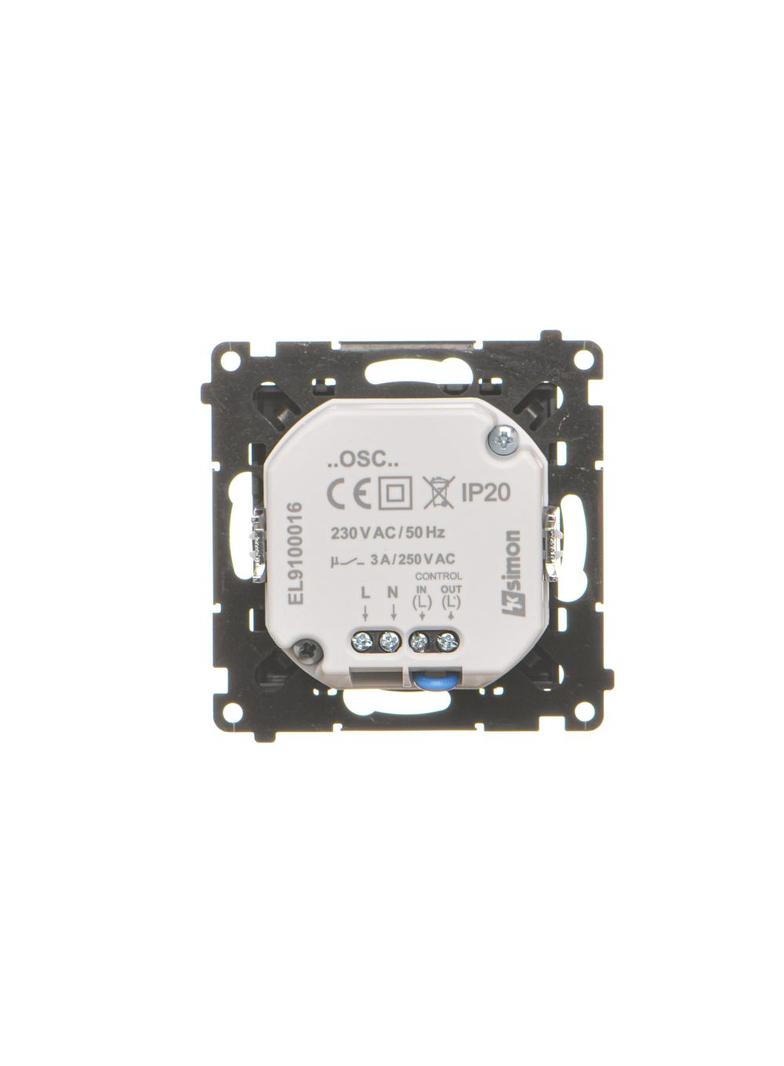 Simon 55 Oprawa oświetleniowa LED 230V z czujnikiem ruchu (1,2 W) Barwa neutralna 4200K Czarny mat