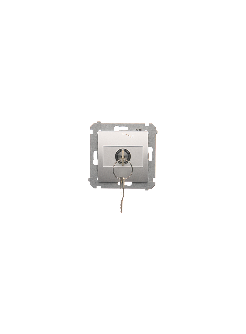 SIMON 54 WMDL-0K01Px-043 Łącznik na kluczyk chwilowy – przycisk (moduł) 2 pozycyjny „0-I” styk N/O,