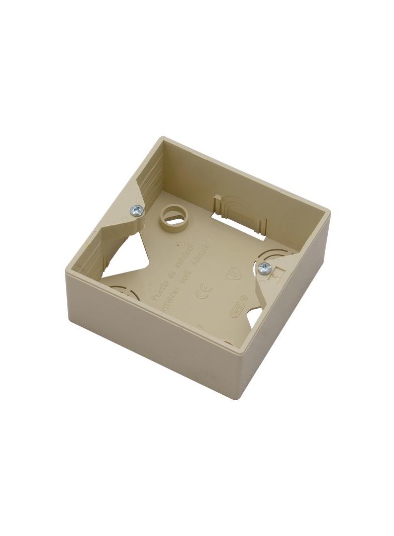 AKCENT Puszka instalacyjna do gniazd - kolor beżowy