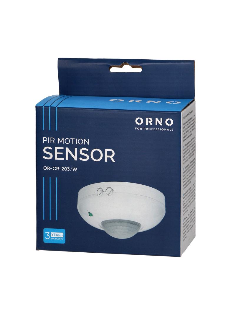 Czujnik ruchu 360st. IP20 1200W biały OR-CR-203/W ORNO
