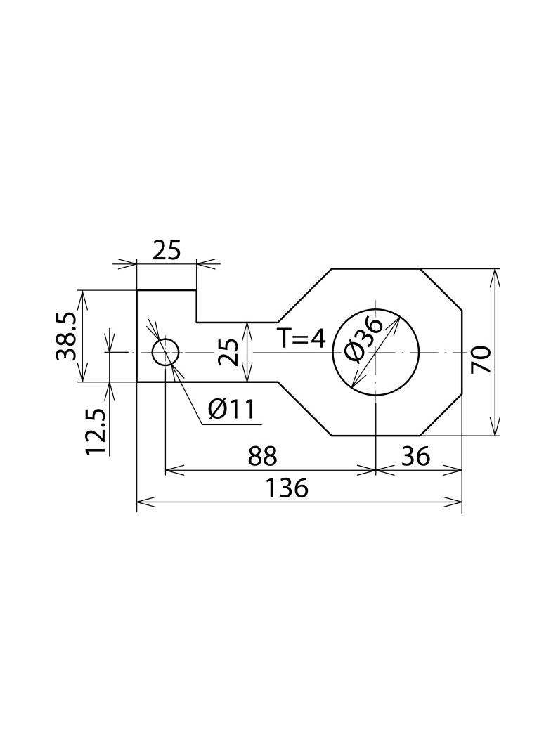 Kształtka przyłączeniowa prosta