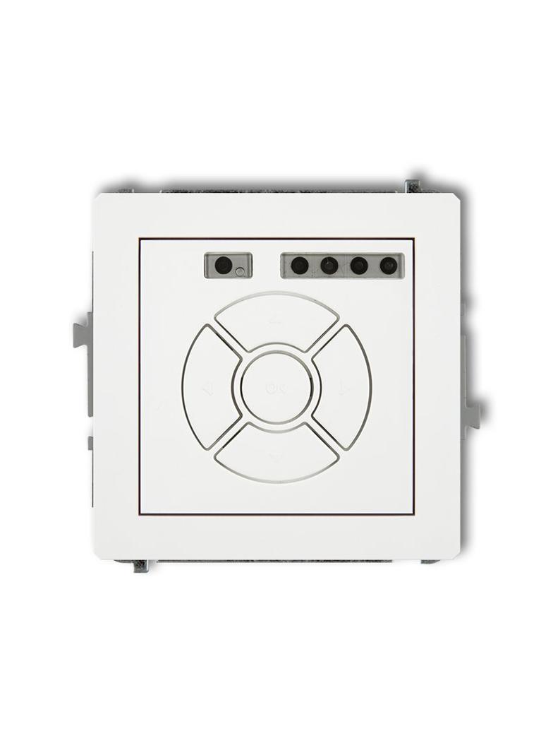 DECO Mechanizm elektronicznego sterownika roletowego (sterowanie lokalne) biały