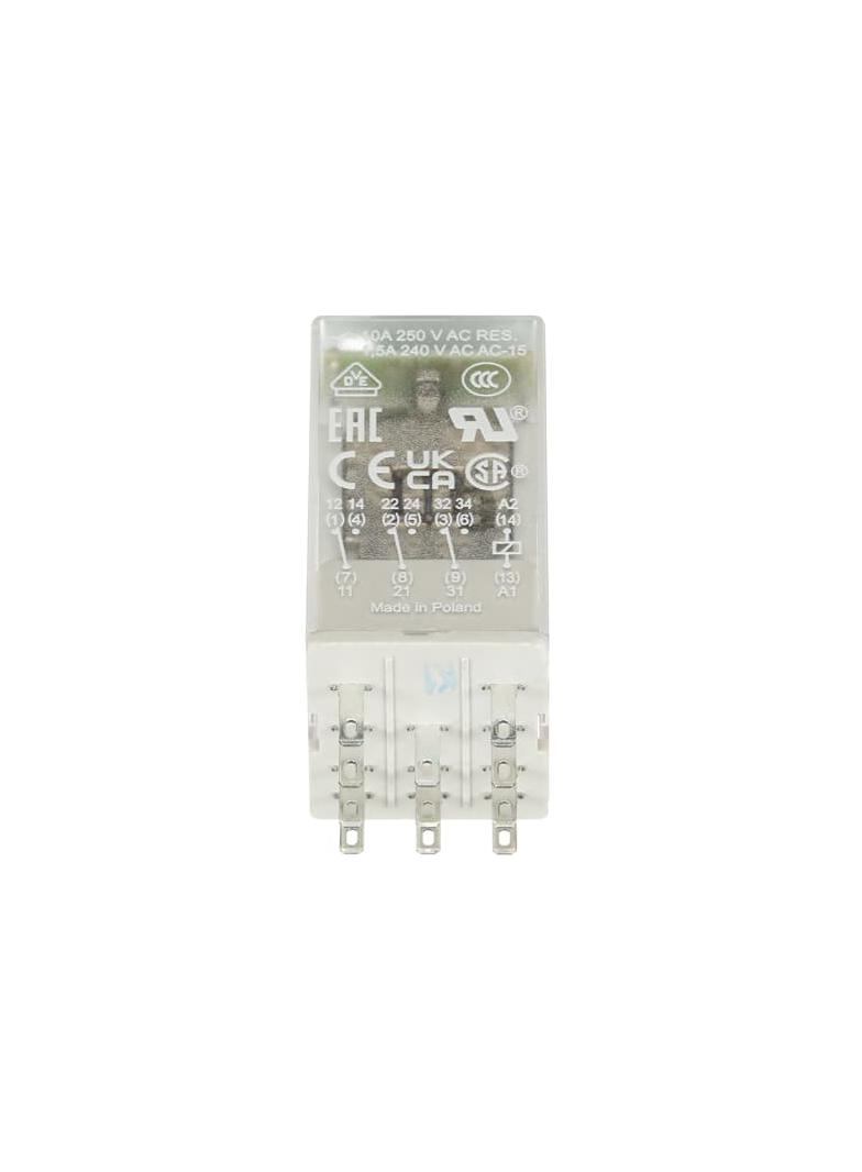 PRZEKAŹNIK CR-M110AC3L, A1-A2=110V AC, 3 STYKI C/O 250V/10A, LED 1SVR405612R7100 ABB
