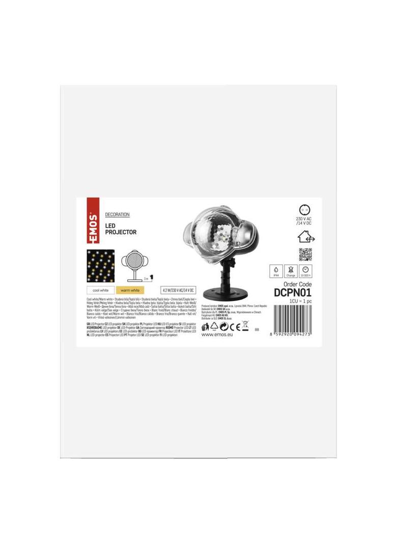 Projektor LED gwiazdki zimna biel + ciepła biel IP44 DCPN01 EMOS