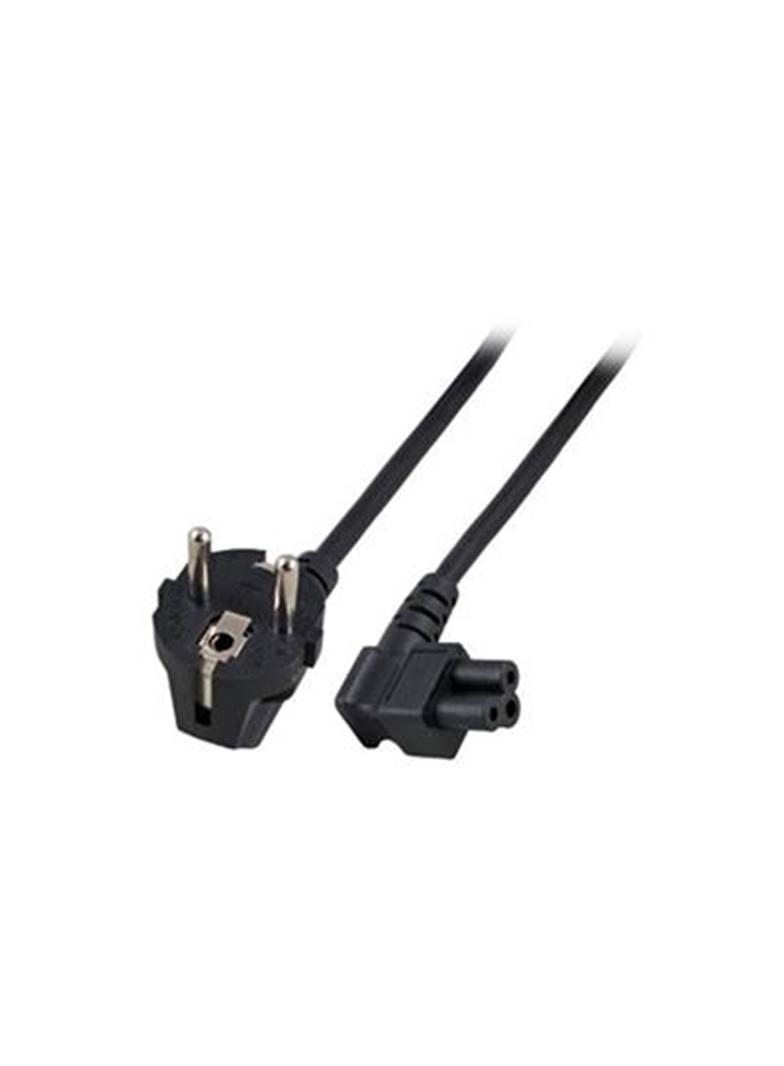 Kabel zasilający CEE7/7 - C5 czarny 1,8m