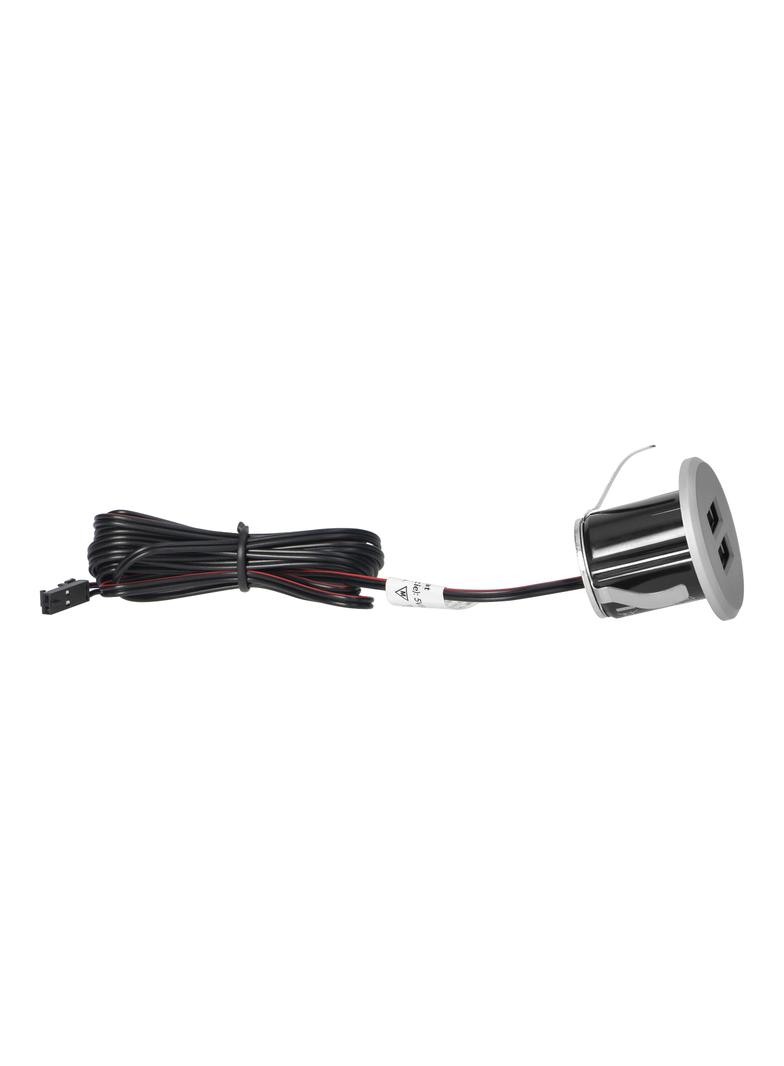 Ładowarka 2xUSB (typ A, 3,4A) wpuszczana w blat, srebrna OR-GM-9019/G ORNO