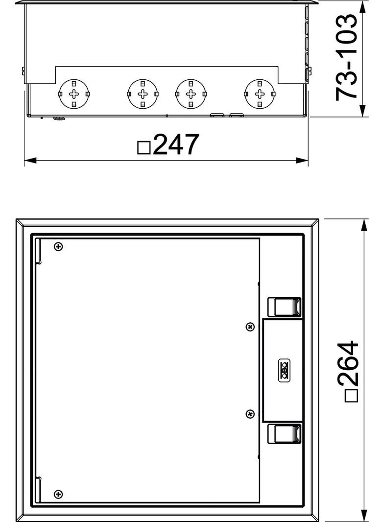 UD GES9-2 7011, Kompletna kaseta zasilająca
