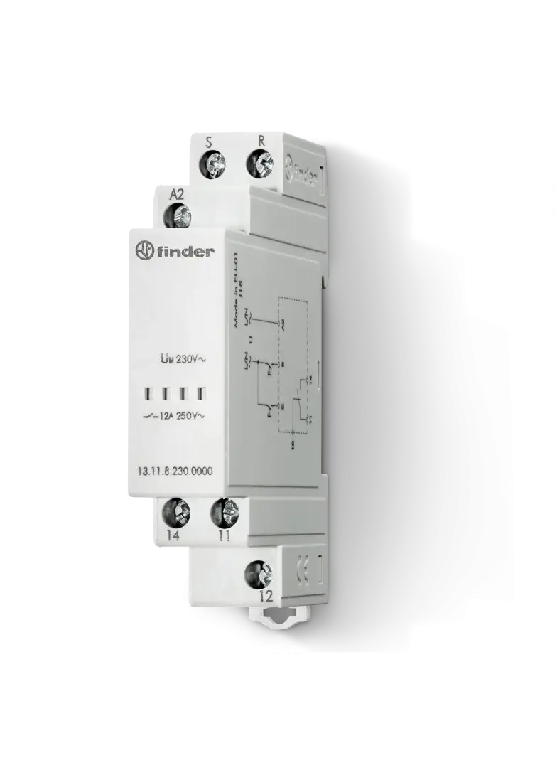 Elektroniczny przekaźnik bistabilny 1 P; 12A; 230…240V AC