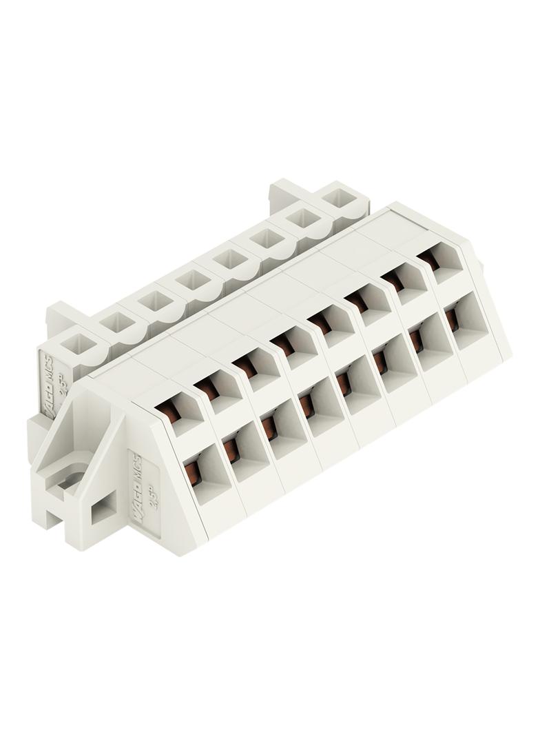 MCS-MIDI Classic gniazdo kątowe 8-bieg. j-szare raster 5 mm /50szt./ WAGO