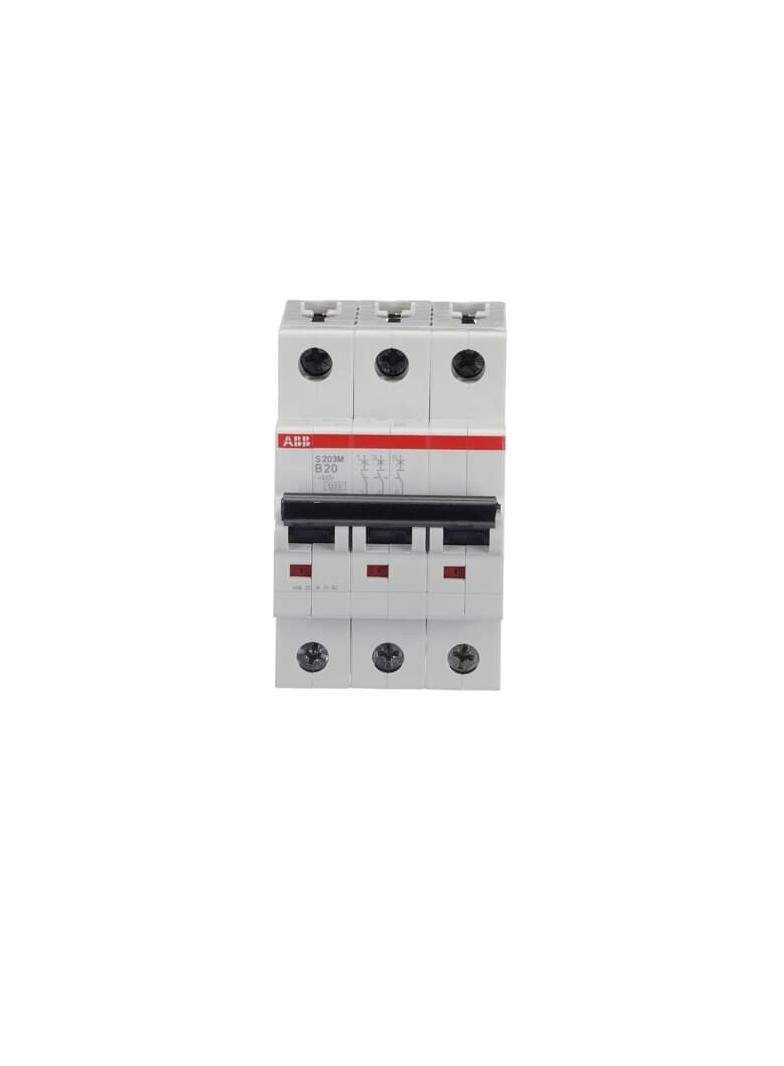S203M-B20 Wyłącznik nadprądowy 10kA 3P B20A 2CDS273001R0205 ABB