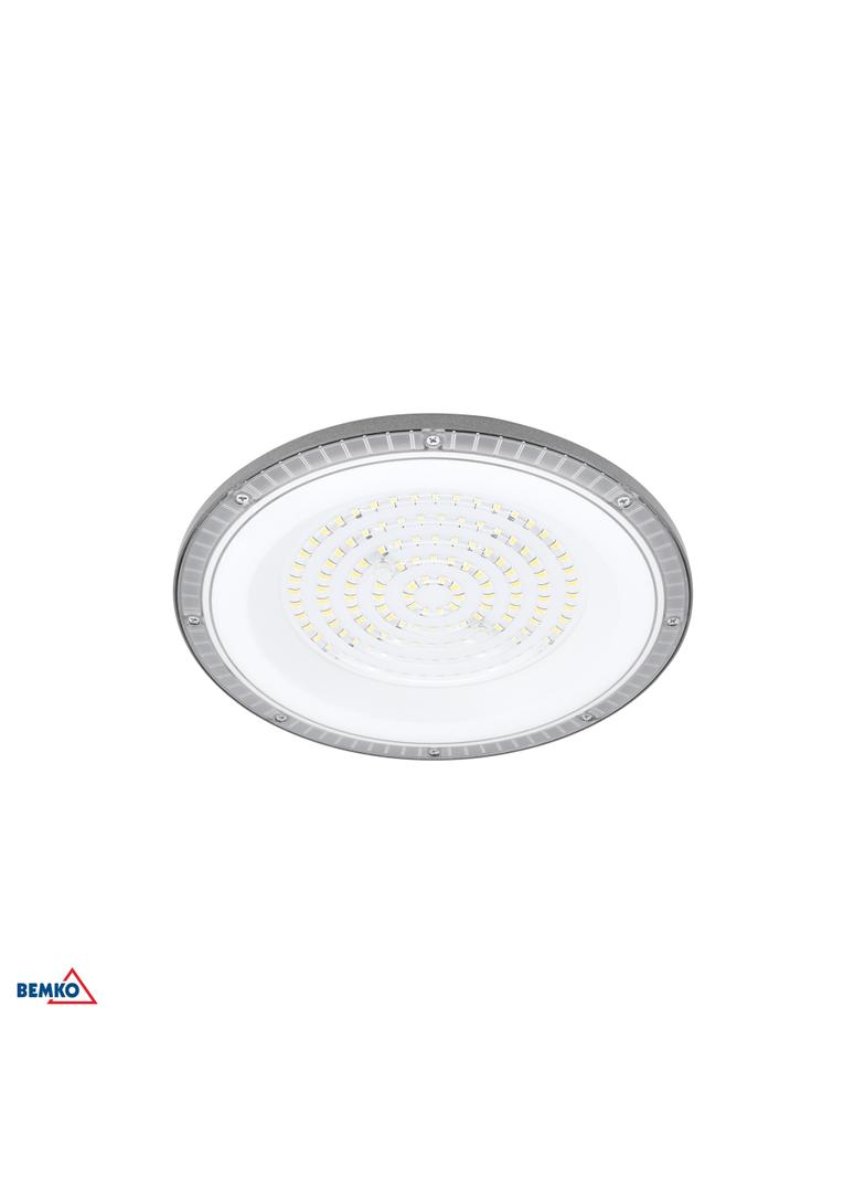 HIGHBAY LED GAMPER 100W 4000K 10000LM CRI80 IP65 90° SZARY