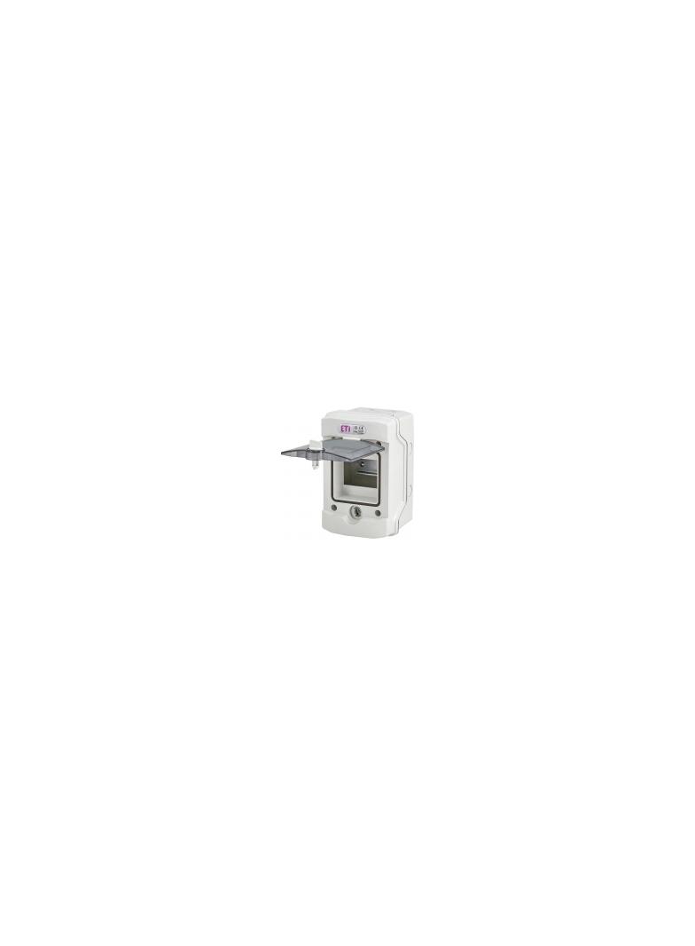 Rozdzielnica natynkowa 1x4 IP65 drzwi transparentne ECH-4G 001101060 ETI