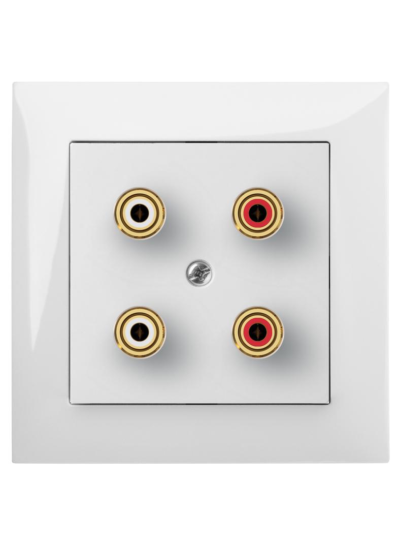 GPT SENTIA głośnikowe 2x    białe  IP 20 biała