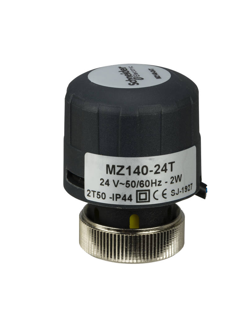 MZ140, siłownik zaworu, elektrotermiczny, 140 N, sterowanie on/off, zasilanie 24 VAC