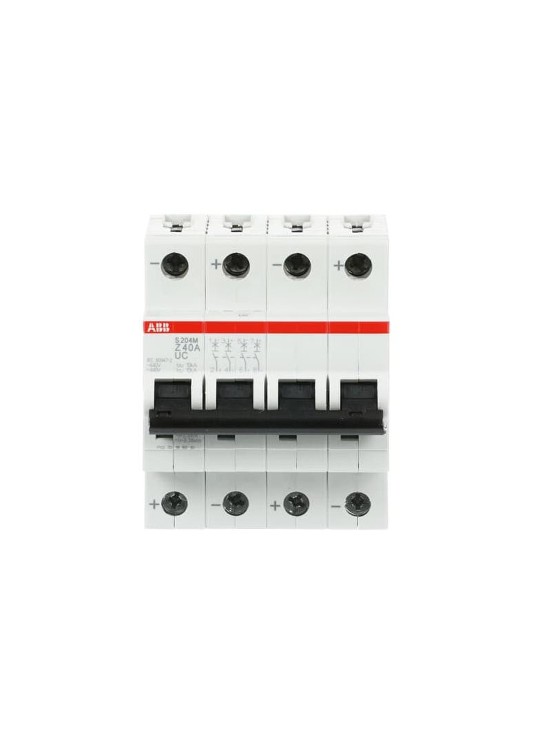 S204M-Z40UC Wyłącznik nadprądowy 10kA AC/DC 4P Z40A 2CDS274061R0558 ABB