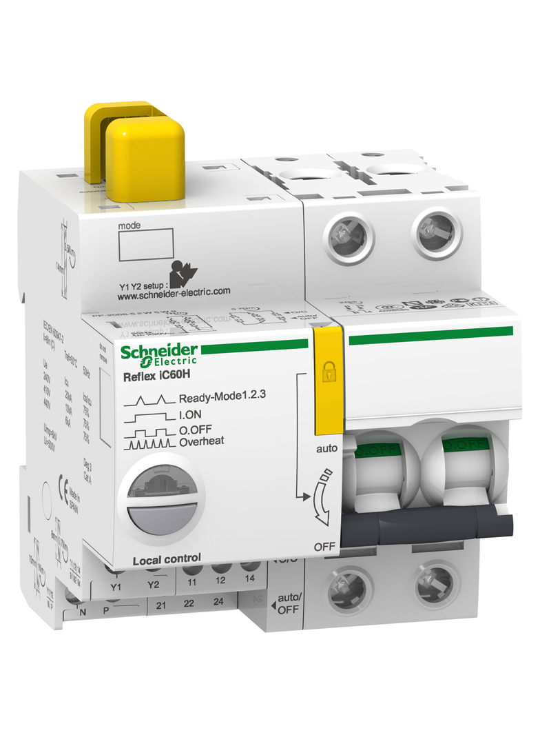 Urządzenie do sterowania oświetleniem Acti9 REFLEX iC60H TI24 charakterystyka B 10A 2P