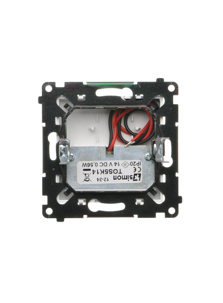 Simon 55 Oprawa oświetleniowa LED 14V* (0,56 W) Barwa zimna biała 5900K Aluminium mat TOS5K14.01/143 KONTAKT