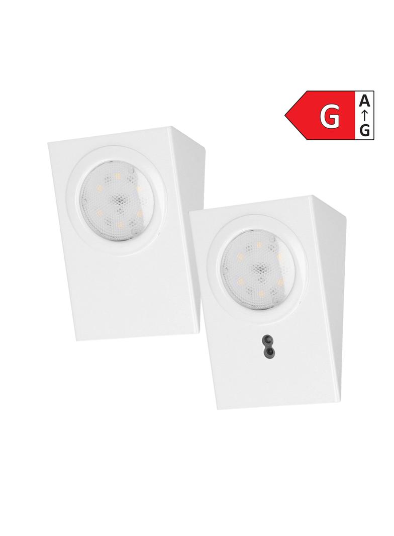 Zestaw opraw podszafkowych MAKAN LED 2,5W, 180lm, 4000K, z wyłącznikiem bezdotykowym, biały