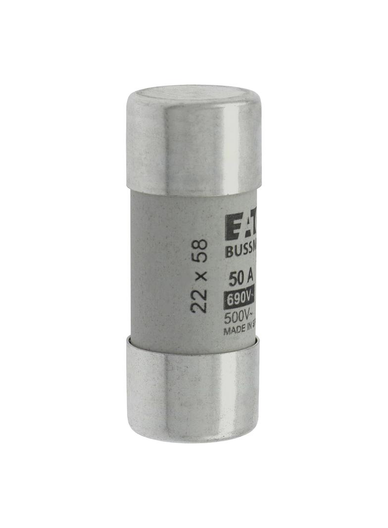 CYLINDRICAL FUSE 22 x 58 50A GG 690V AC Wkładka cylindryczna 22 x 58mm 50A GG 690V AC C22G50 EATON