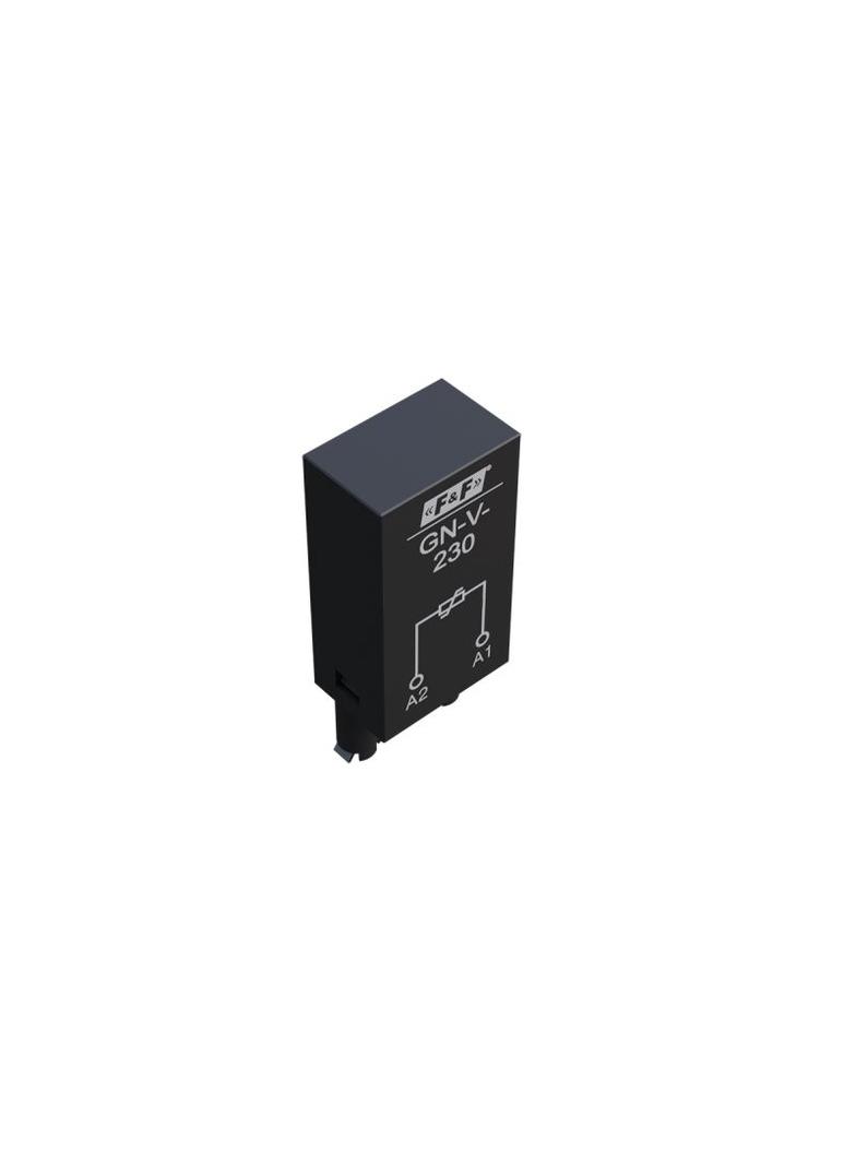 Moduł przeciwprzepięciowy do przekaźników z cewką 230V AC GN-V-230 F&F