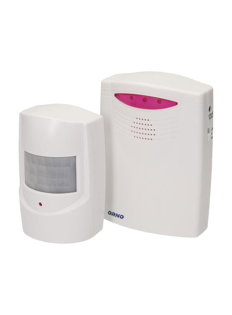Czujnik ruchu z sygnalizacją bezprzewodową IP44 120m learning system bateryjny OR-MA-705 ORNO