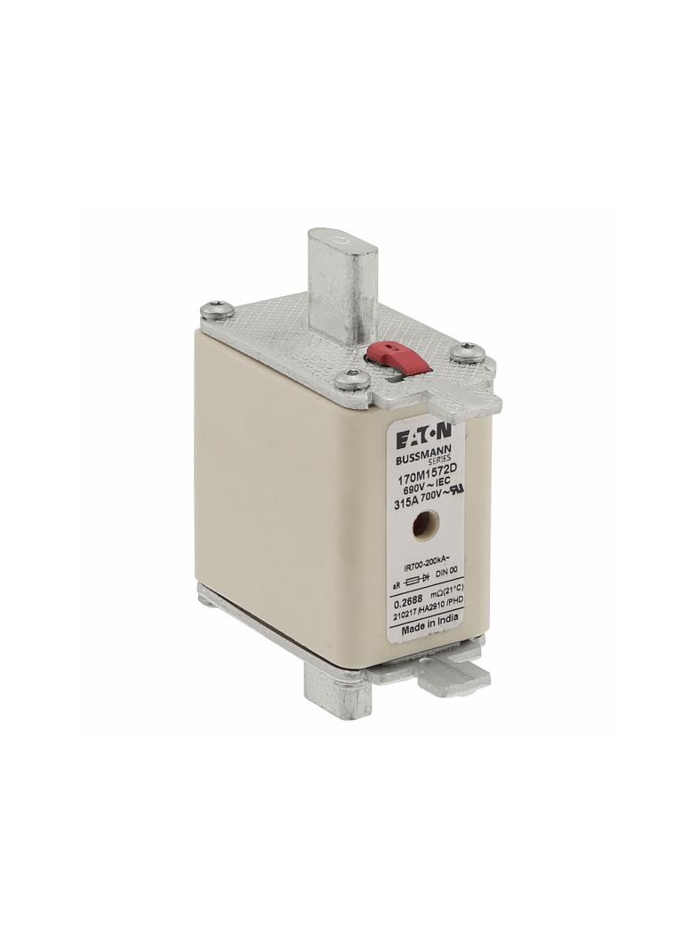 FUSE 315A 690V aR DIN NH00 HSDNH Wkładka szybka 315A 690V aR DIN NH00 podwójny wskaźnik 170M1572D EA
