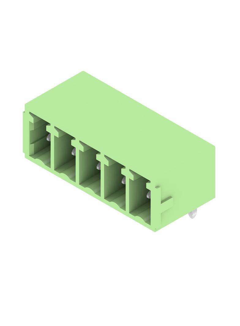 SC 3.81/05/90G 3.2SN GN BX Wtyki PCB (złącza płyty), 3.81 mm, Liczba biegunów: 5, kąt odejścia: 90° /84szt./ 1793270000 WEIDMÜLLER
