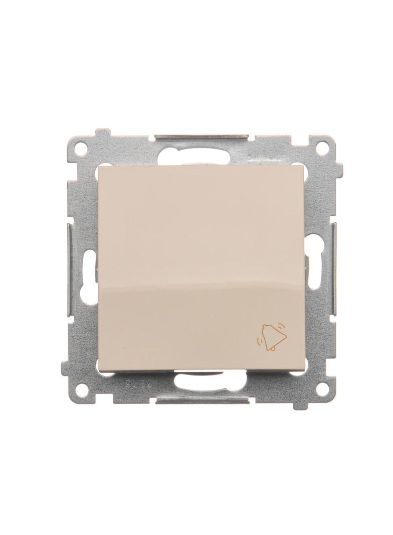 Simon 54 Przycisk „dzwonek” 16A z. śrub. kremowy