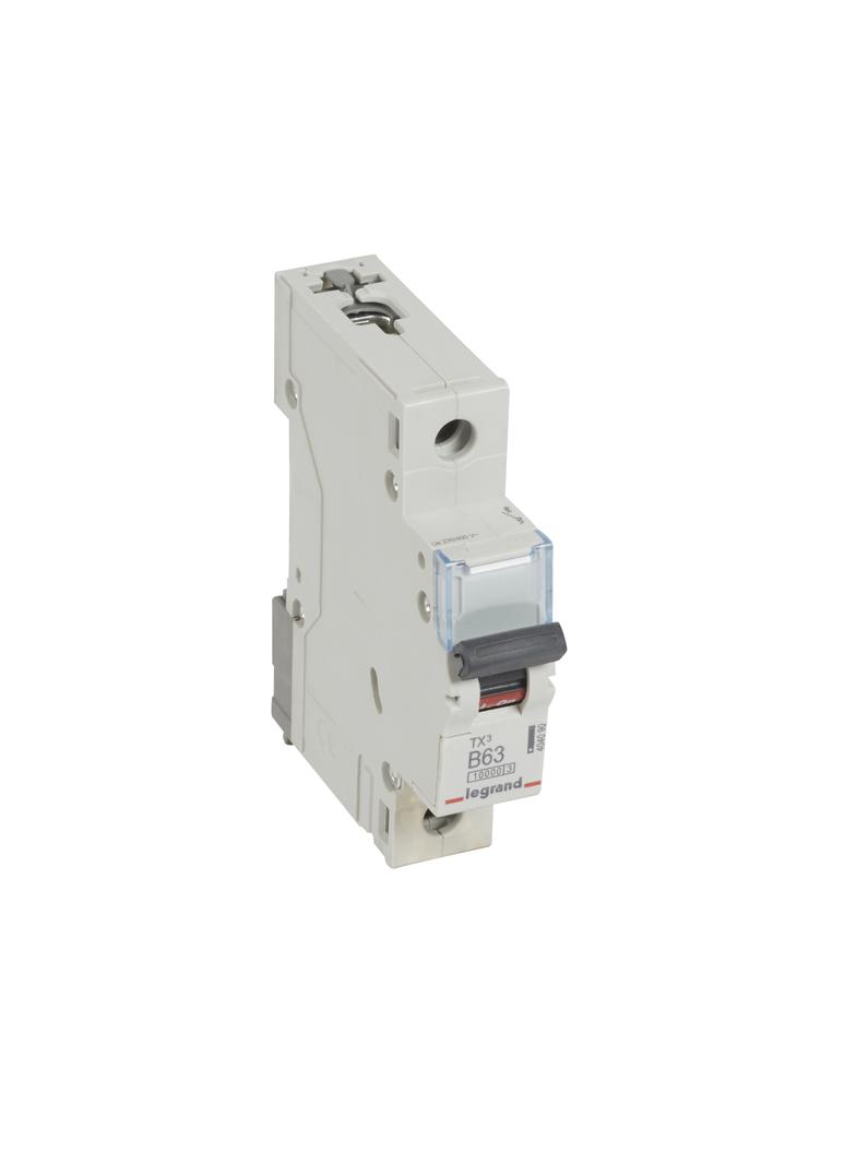 Wyłącznik Nadprądowy S 311 1P B63A 10000A TX3 404090 LEGRAND