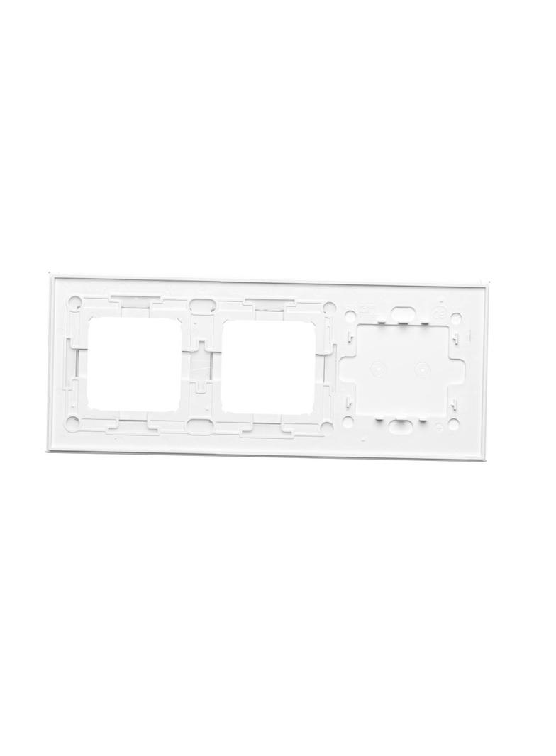Simon 54 Touch Panel dotykowy S54 Touch 3 moduły 2 pola dotykowe poziome + 2 otwory na osprzęty S54 biała perła DSTR3200/70 KONTAKT