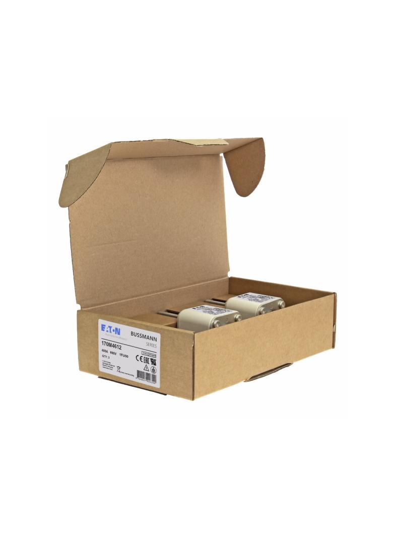 FUSE 400A 690V 1FU/90 AR UC Wkładka szybka 400A AC 690V rozmiar 1 53x69x136 mm aR IEC UL, 170M4612 E