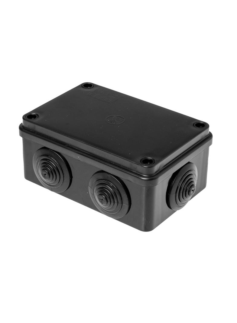 Puszka natynkowa 120 x 80 x 50, 6 dławików, IP 65 bezh.cz.1/110