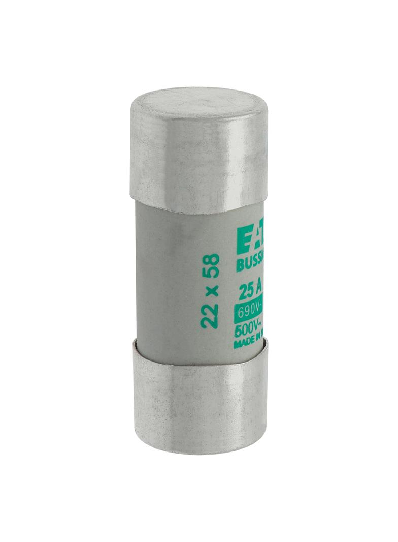 CYLINDRICAL FUSE 22 x 58 25A AM 690V AC Wkładka cylindryczna 22 x 58mm 25A AM 690V AC C22M25 EATON