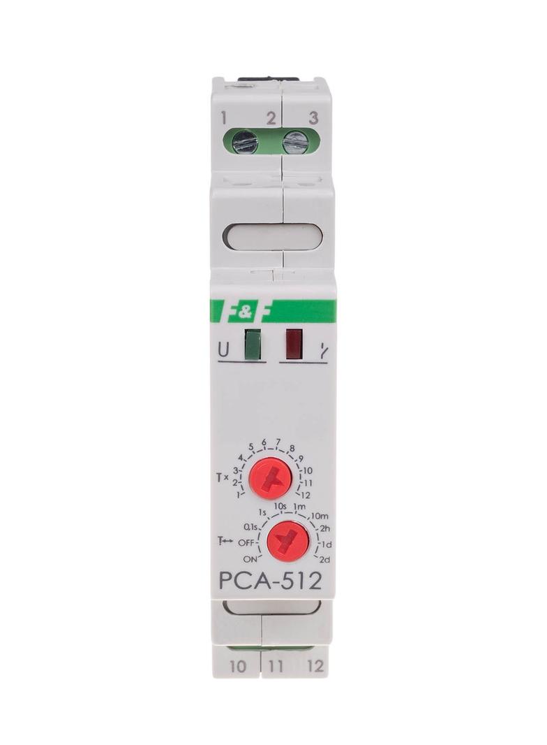 Przekaźnik czasowy awersyjny styki: 1Z/R 24V PCA-512-24V F&F