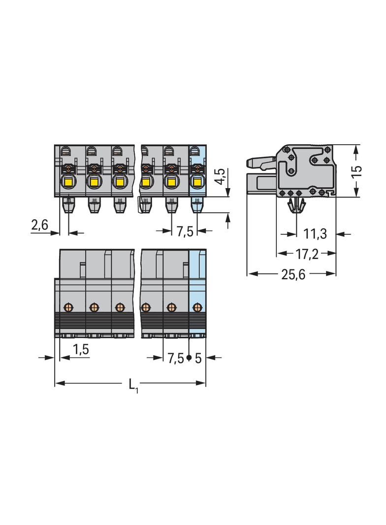 1-przewodowe gniazdo
