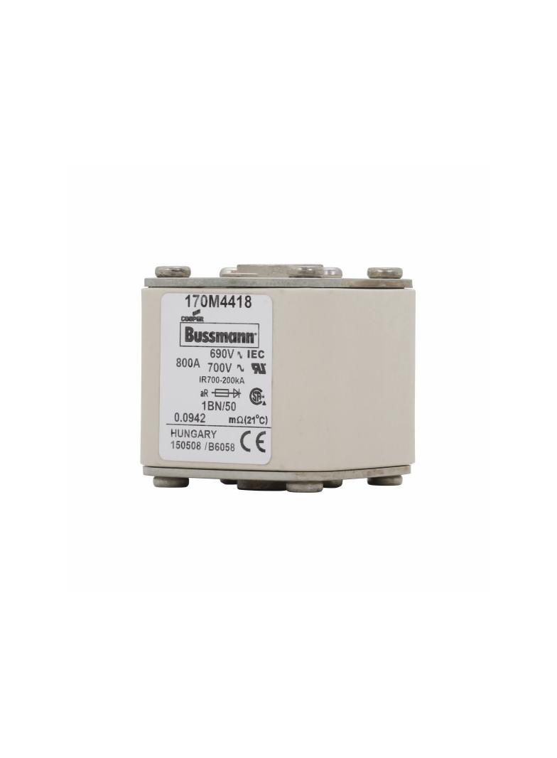 FUSE 800A 690V 1BN/50 AR UC Wkładka szybka 800A AC 690V rozmiar 1 53x69x51 mm aR IEC UL w 170M4418 E