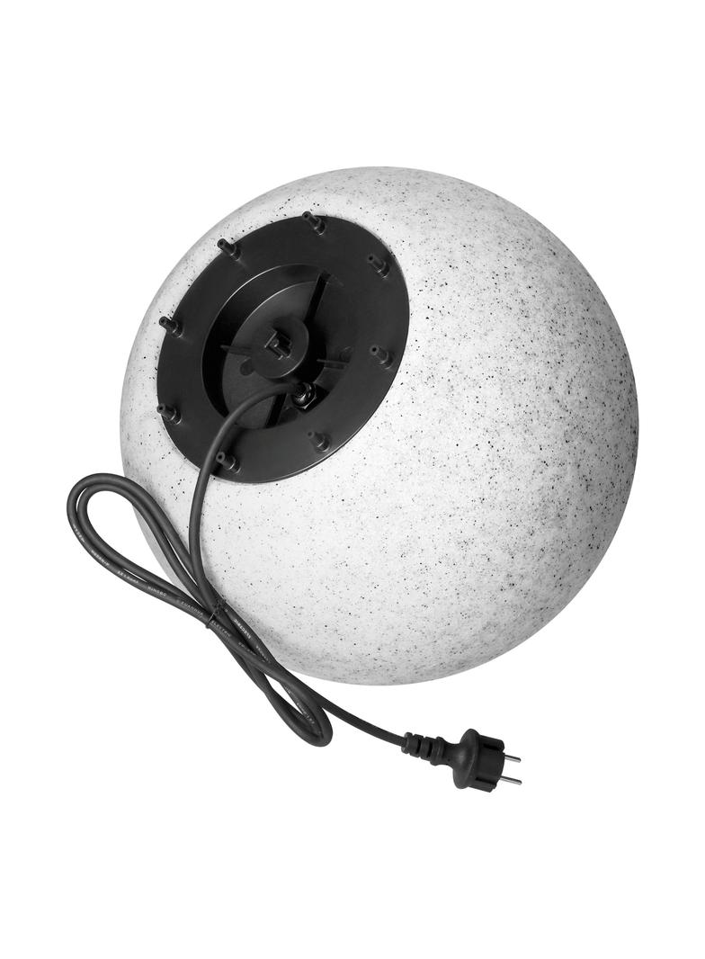 Lampa ogrodowa OFELIA kula E27 oprawa IP65 kamień 38cm wbijana AD-OP-6589GE27ZW ORNO